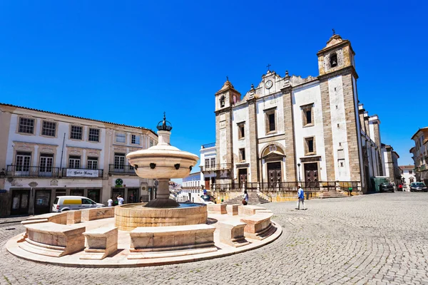 Náměstí Giraldo, Evora — Stock fotografie