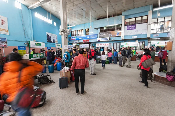 Kathmandu flygplats interiör — Stockfoto