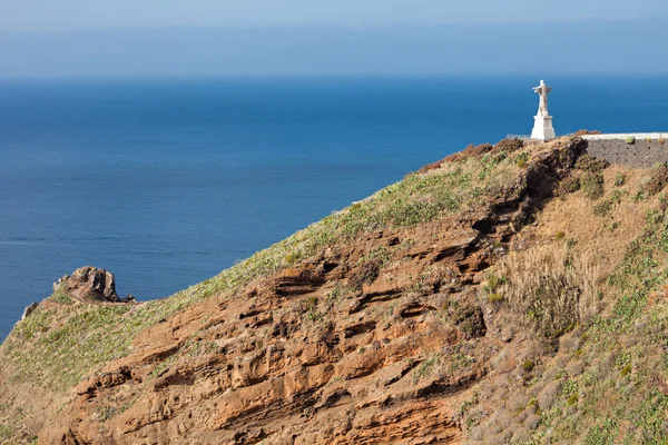 Krista krále socha na ostrově Madeira, Portugalsko — Stock fotografie