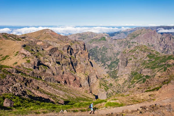 Trekking en la isla de Madeira — Foto de Stock