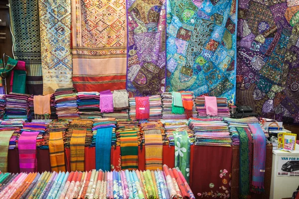 Tecido tailandês colorido — Fotografia de Stock