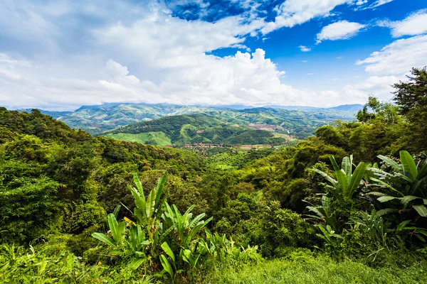 Thailand och Myanmar gränsen — Stockfoto