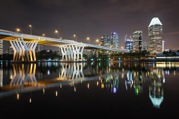 Singapore skyline della città — Foto Stock