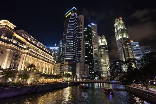 Singapore skyline della città — Foto Stock