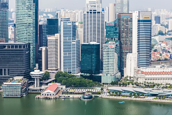 新加坡的摩天大楼 — 图库照片