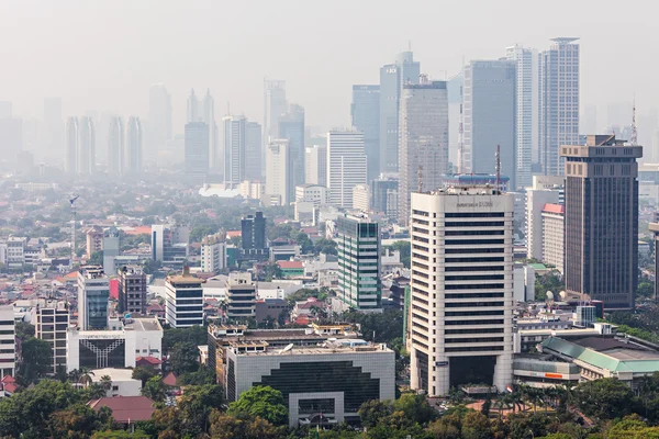 Jakarta-Luftaufnahme — Stockfoto