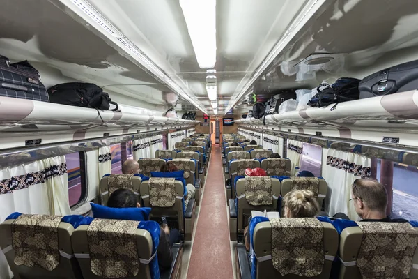 Indonesian train interior — Stock Photo, Image