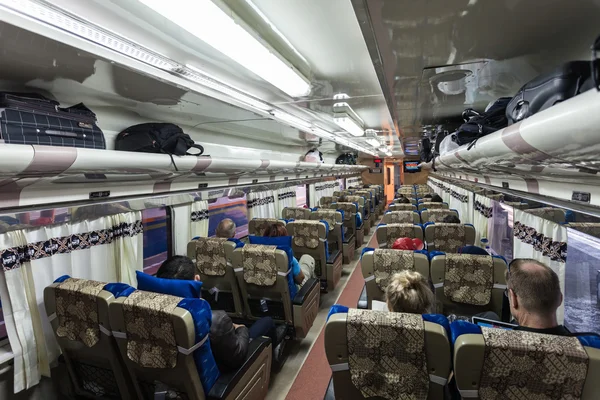 Indonesian train interior — Stock Photo, Image