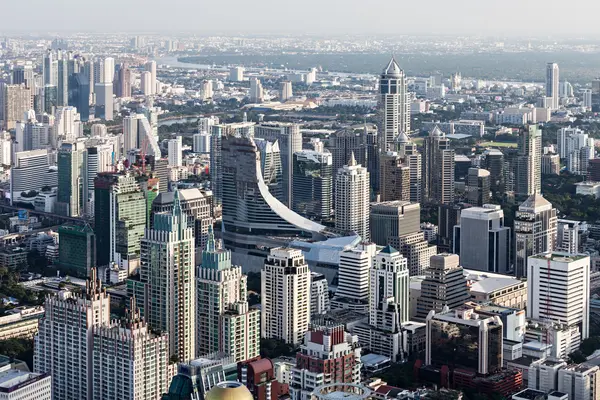 Bangkok havadan görünümü — Stok fotoğraf