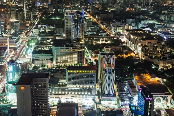 Letecký pohled na Bangkok — Stock fotografie