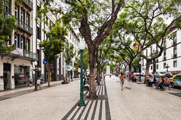 Straat in Funchal — Stockfoto