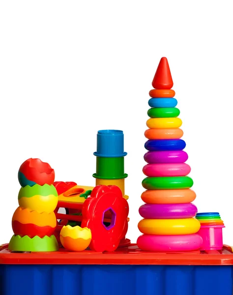 Nature morte de jouets multicolores — Photo