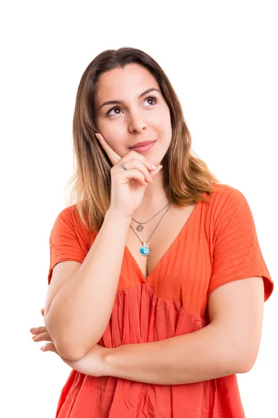 Mujer teniendo una gran idea —  Fotos de Stock