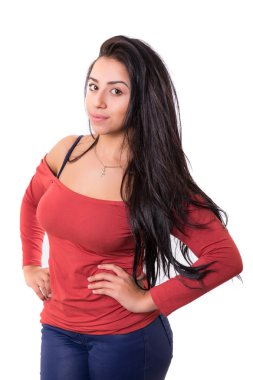 Genç ve güzel bir kadın