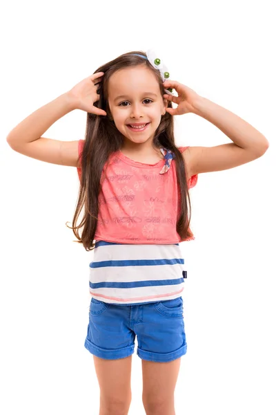 Bela jovem menina — Fotografia de Stock