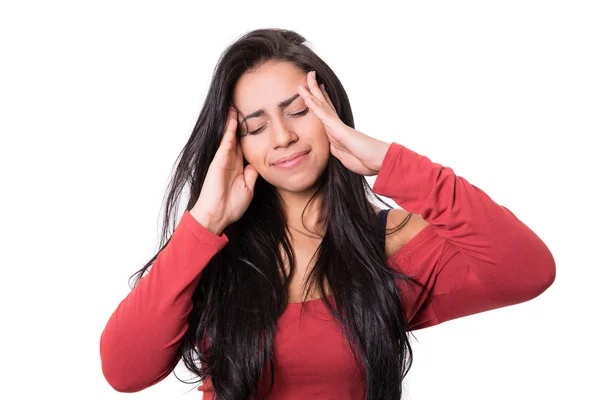 Student tired of studying for the final exams — Stock Photo, Image