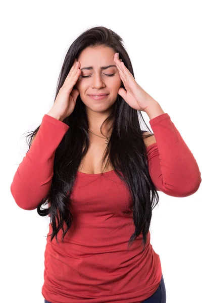 Estudante cansado de estudar para exames — Fotografia de Stock