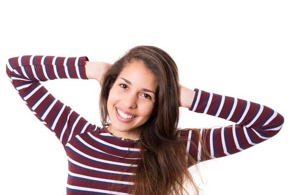 Young and beautiful woman — Stock Photo, Image