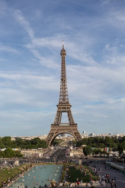 Vista de la Torre Eiffel — Foto de Stock