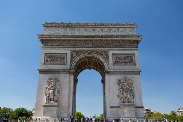 Arc de Triomphe di Paris — Stok Foto