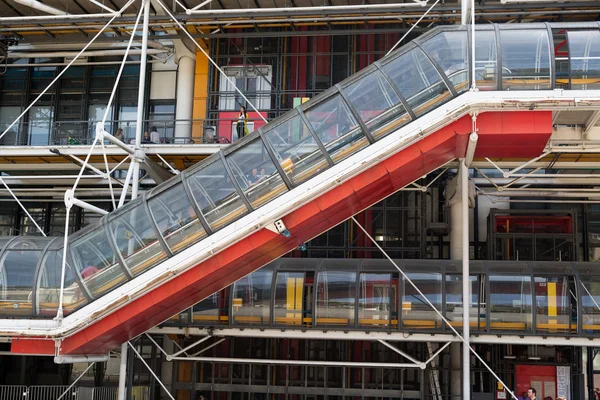 Architektur des Zentrums von Paris pompidou — Stockfoto