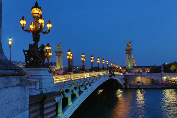 Hermoso puente Alejandro III — Foto de Stock