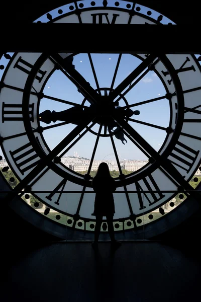 Часы Музея Д Орсе — стоковое фото