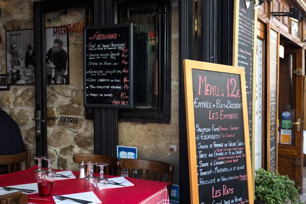 Restaurante típico francês — Fotografia de Stock
