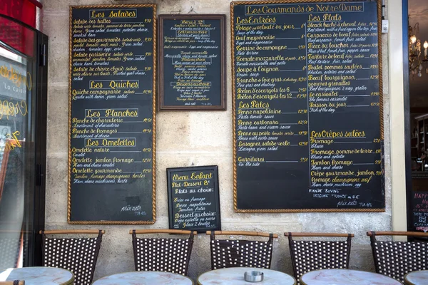 Typical french restaurant — Stock Photo, Image