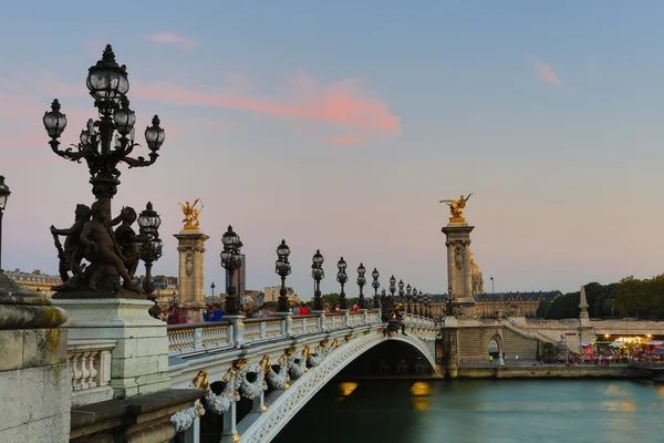 Bellissimo ponte Alessandro III — Foto Stock