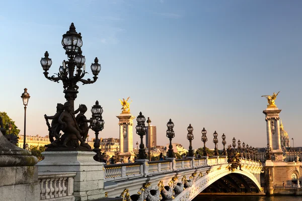 Hermoso puente Alejandro III — Foto de Stock