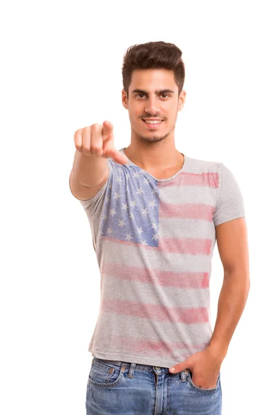 Man pointing — Stock Photo, Image