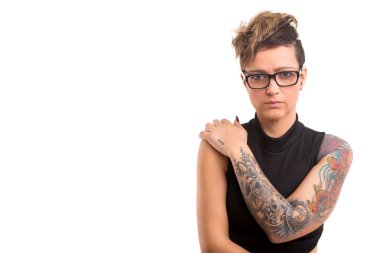 güzel dövmeli kadın