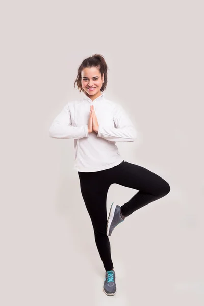 Woman working out — Stock Photo, Image