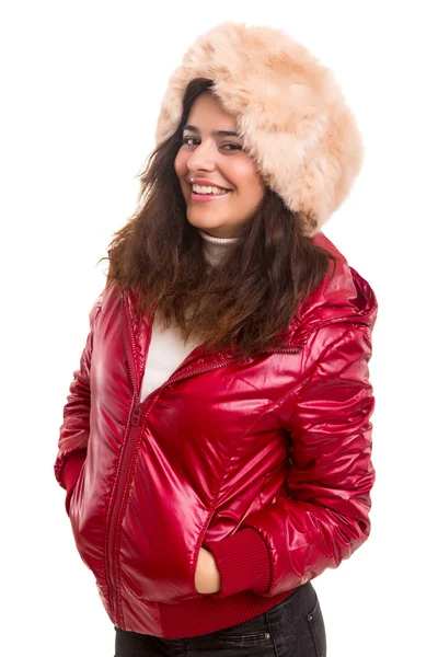 Woman dressed for winter — Stock Photo, Image