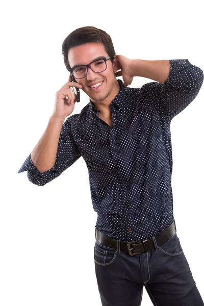 Man op de telefoon — Stockfoto