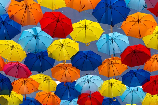 Paraplu's kleuren van de hemel — Stockfoto