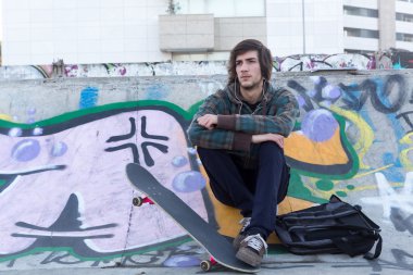 Skate Park genç çocuk