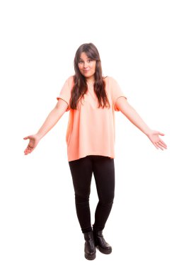 Üzgünüz isteyen kadın