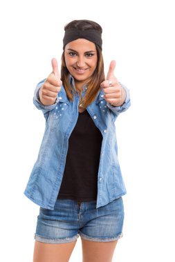 güzel ve genç birbayan sinyali Tamam