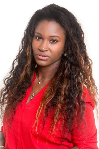 Beautiful young african woman — Stock Photo, Image