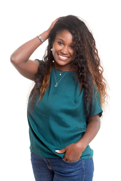 Mulher africana jovem bonita — Fotografia de Stock