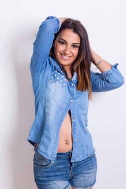 güzel genç casual kadın