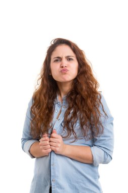 kadın aptalca bir ifade yapma