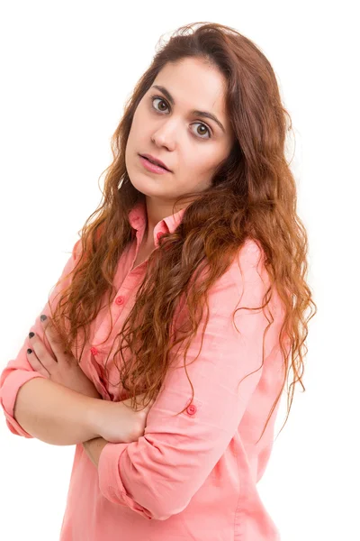 Mulher casual jovem bonita — Fotografia de Stock