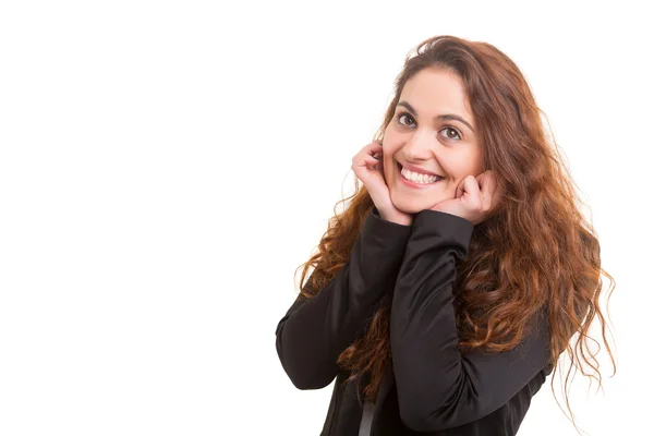 Mujer joven sorprendida — Foto de Stock