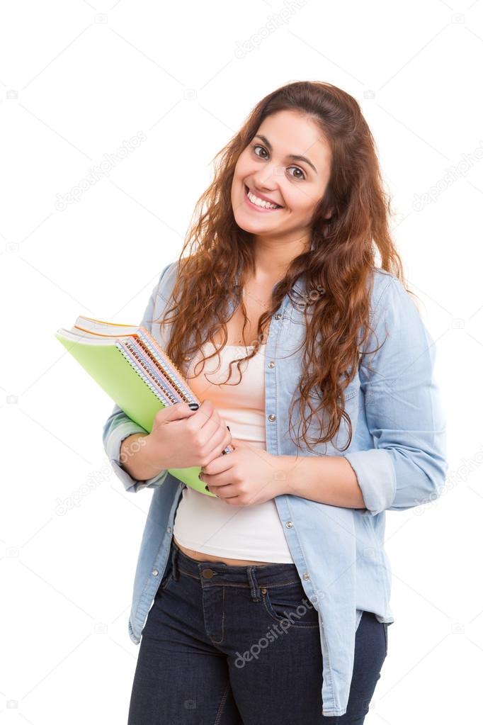 Happy female student!