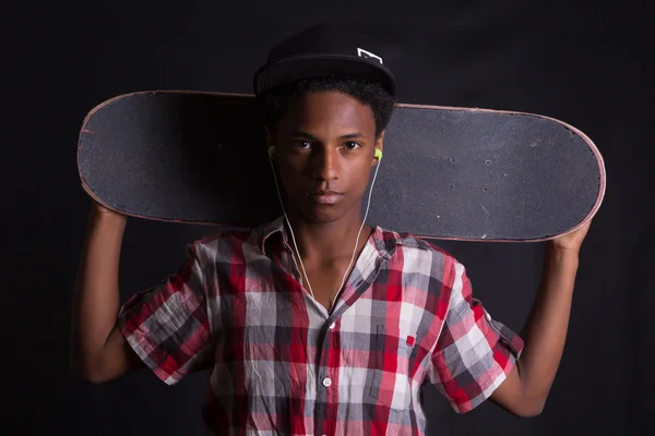 Niño patinador joven —  Fotos de Stock