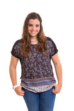 Genç güzel kadın.