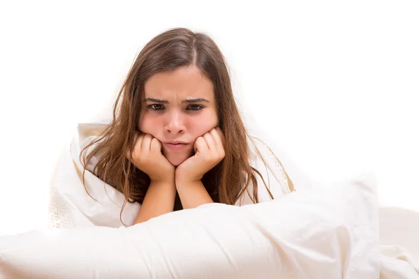 Depressieve vrouw — Stockfoto